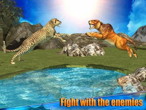 Изображение игры: Angry Cheetah Simulator 3D