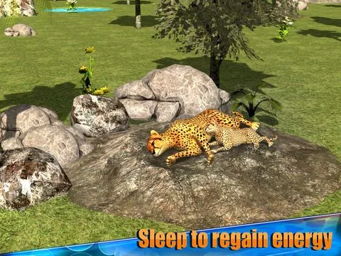 Изображение игры: Angry Cheetah Simulator 3D