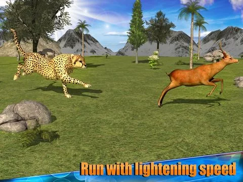 Изображение игры: Angry Cheetah Simulator 3D