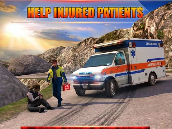 Изображение игры: Ambulance Rescue Driving 2016