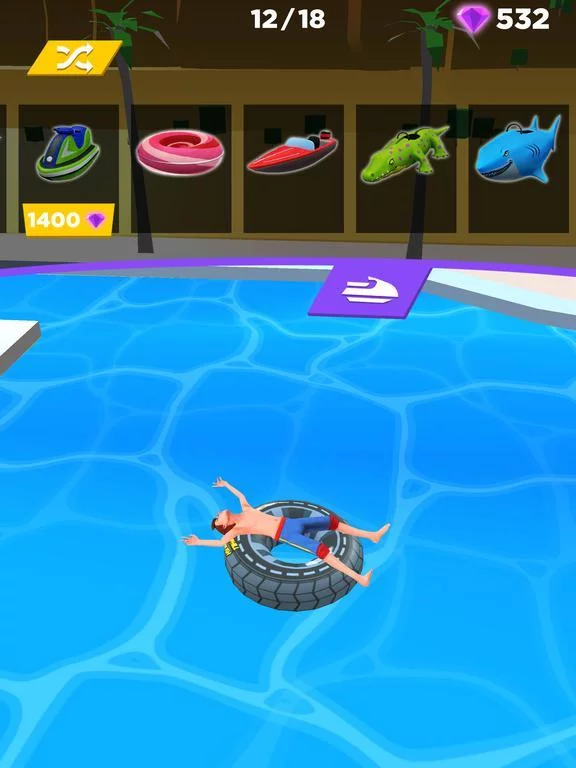 Изображение игры: Uphill Rush: Slide Jump