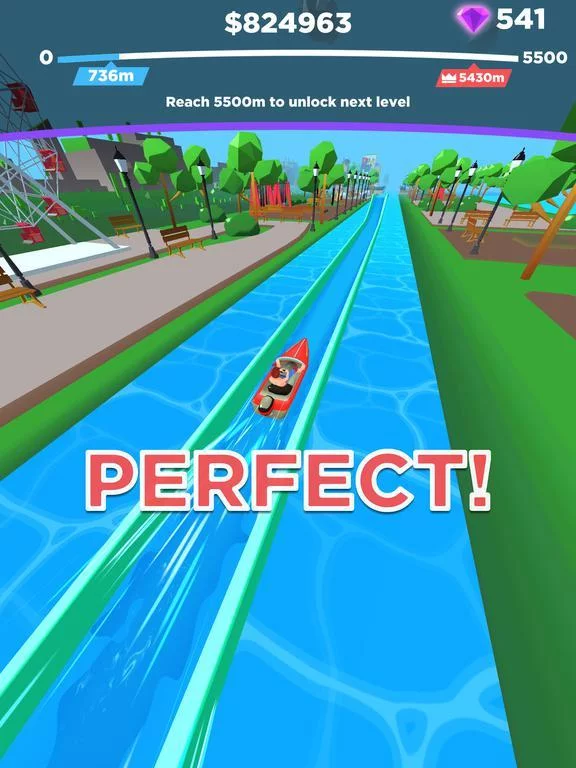 Изображение игры: Uphill Rush: Slide Jump
