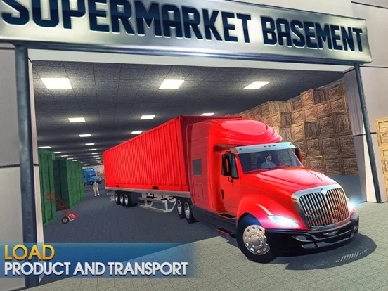Изображение игры: Truck Driving Simulation Game