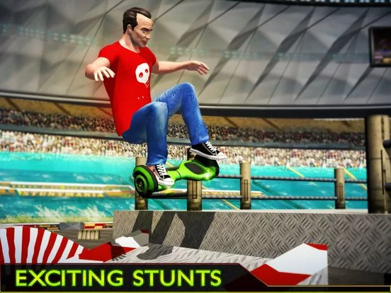 Изображение игры: Hoverboard Stunts Hero 2016