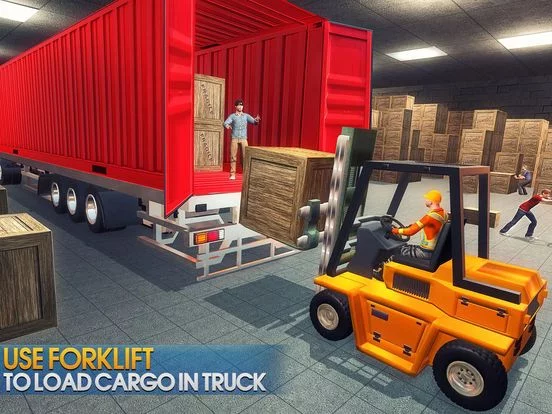 Изображение игры: Truck Driving Simulation Game