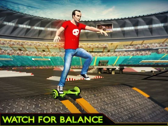 Изображение игры: Hoverboard Stunts Hero 2016