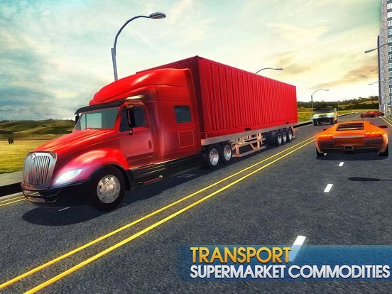 Изображение игры: Truck Driving Simulation Game
