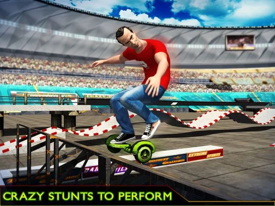 Изображение игры: Hoverboard Stunts Hero 2016