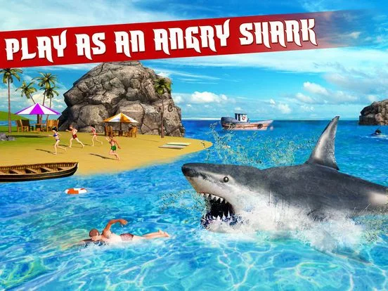 Изображение игры: Angry Shark 2016