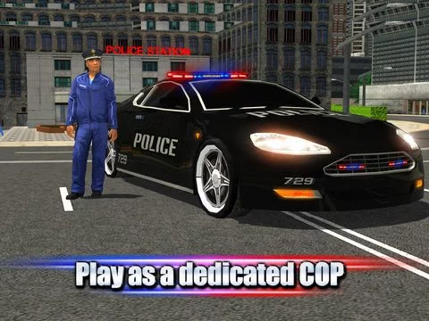 Изображение игры: Crime Town Police Car Driver