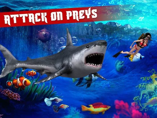 Изображение игры: Angry Shark 2016
