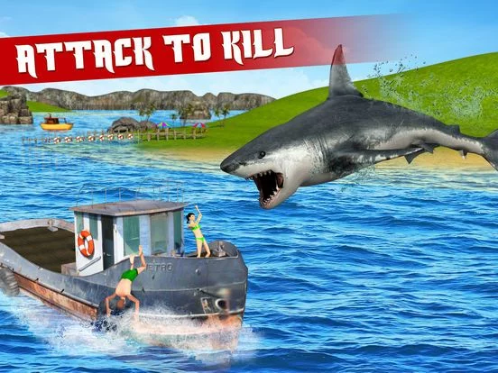 Изображение игры: Angry Shark 2016