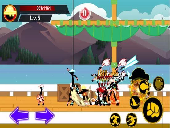 Изображение игры: Stick Hero Pirate Fight Man