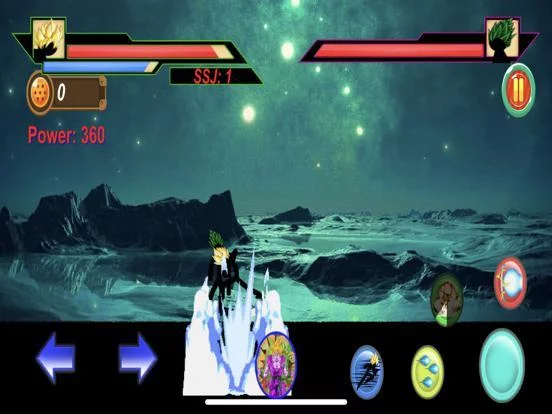 Изображение игры: Super Stick Dragon VS Saiyan