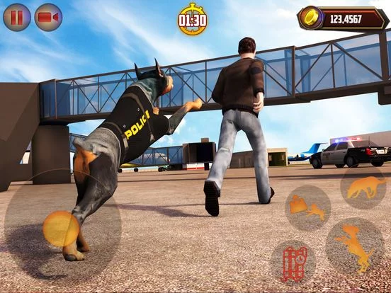 Изображение игры: Airport Police Dog Duty Sim