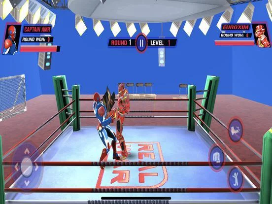 Изображение игры: Robot Fight Ring VS Heros