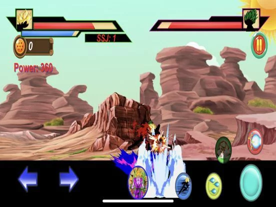 Изображение игры: Super Stick Dragon VS Saiyan
