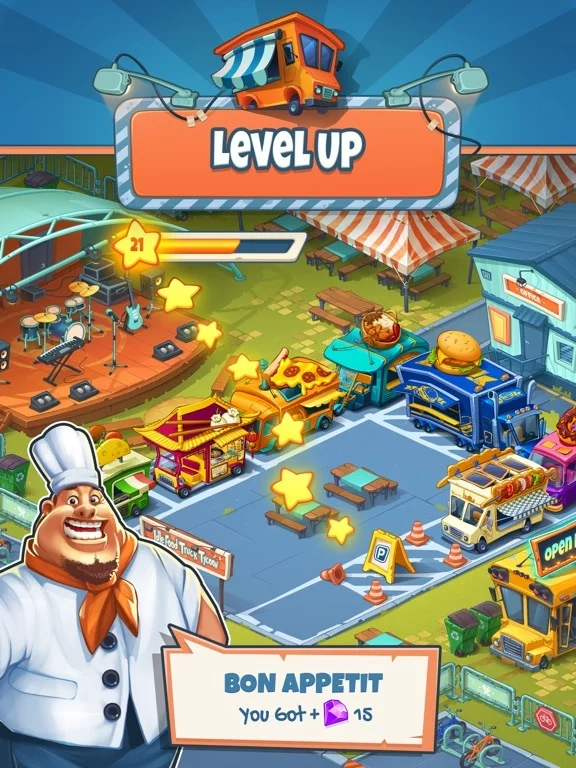 Изображение игры: Idle Food Truck Tycoon