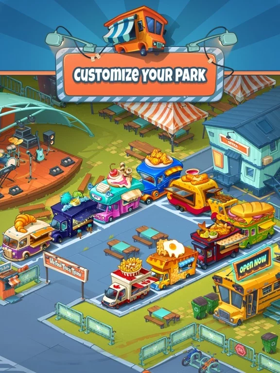 Изображение игры: Idle Food Truck Tycoon