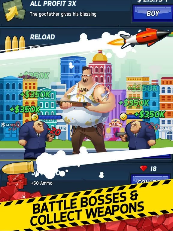 Изображение игры: Tap Mafia - Idle Clicker