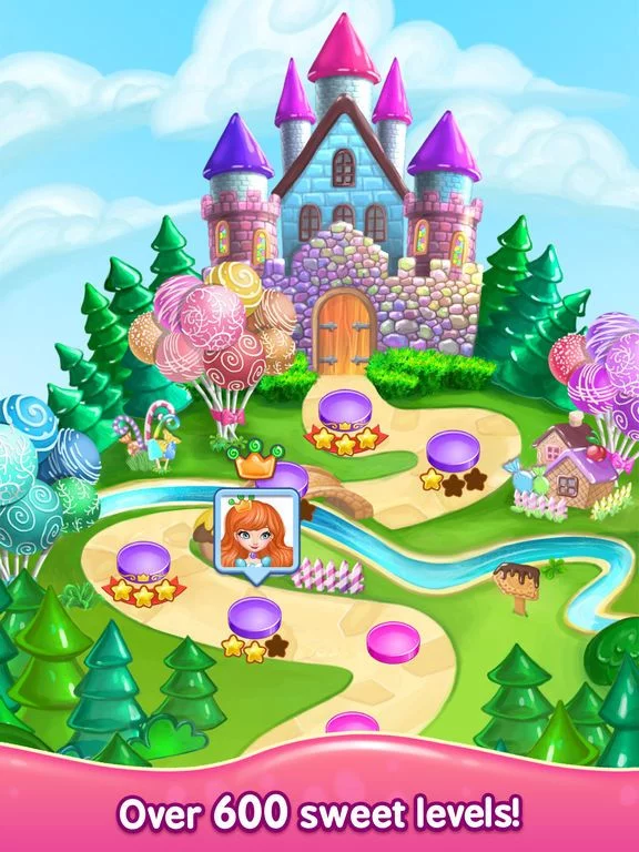 Изображение игры: Gummy Gush: Match 3 Puzzle