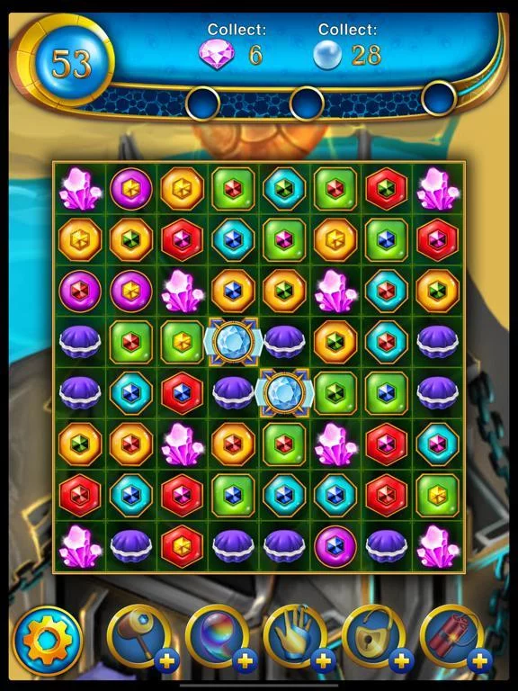 Изображение игры: Lost Jewels - Match 3 Puzzle