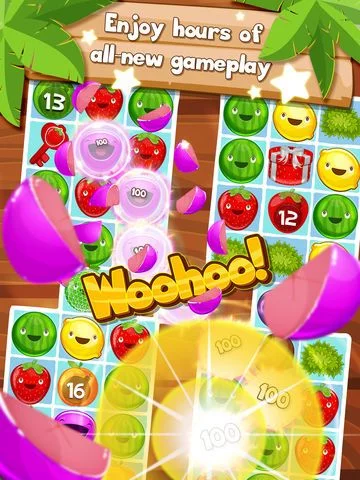 Изображение игры: Fruit Pop! Puzzles in Paradise - Fruit Pop Sequel