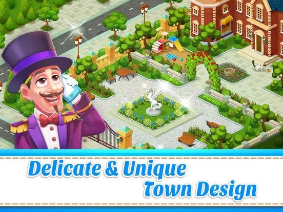 Изображение игры: Town Story - Match 3 Puzzle