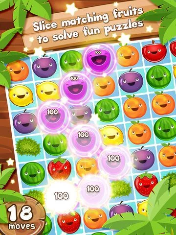 Изображение игры: Fruit Pop! Puzzles in Paradise - Fruit Pop Sequel