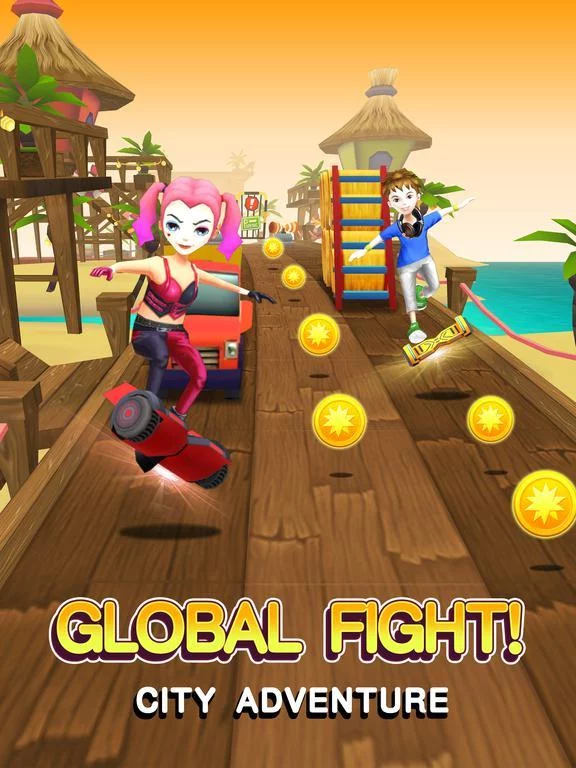 Изображение игры: Hoverboard Rush