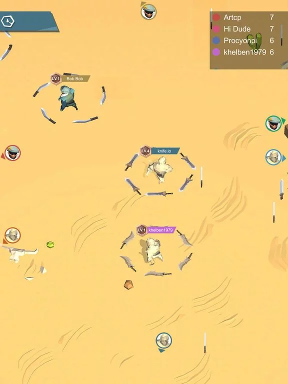 Изображение игры: knife.io!!