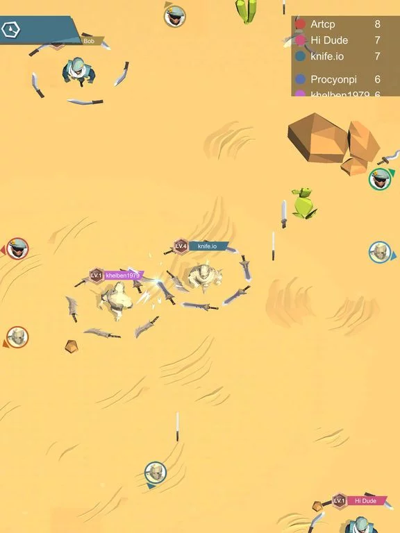 Изображение игры: knife.io!!