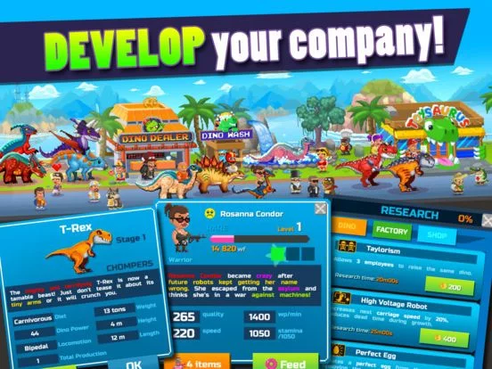 Изображение игры: Dino Factory