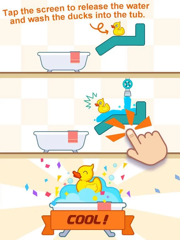 Изображение игры: Splash The Duck