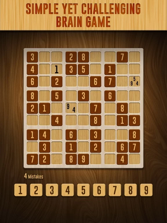 Изображение игры: Sudoku Wood Puzzle