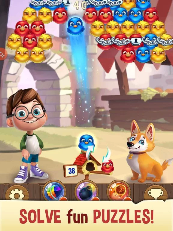 Изображение игры: Bubble Birds V - Shooter