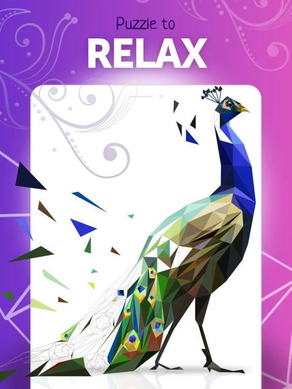 Изображение игры: Low Poly - Coloring Artbook