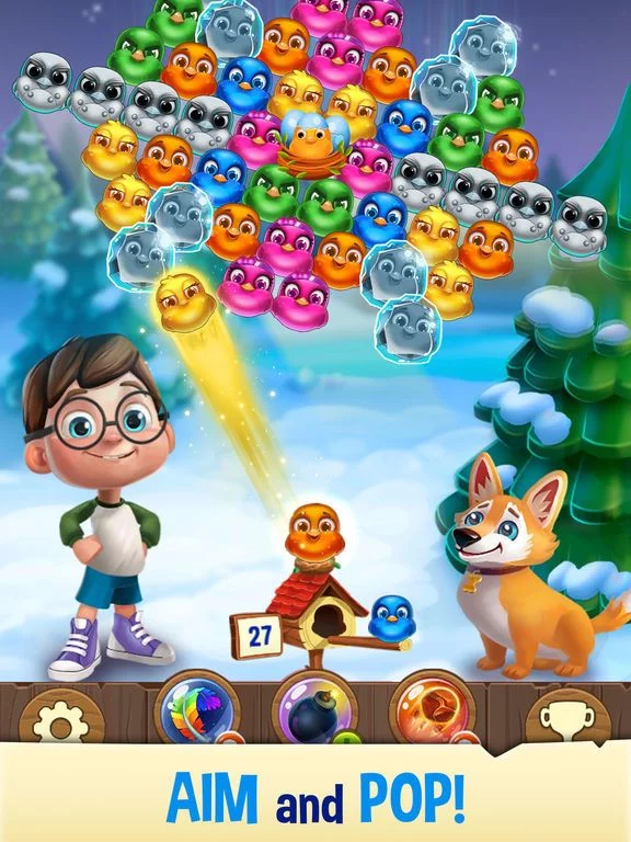 Изображение игры: Bubble Birds V - Shooter
