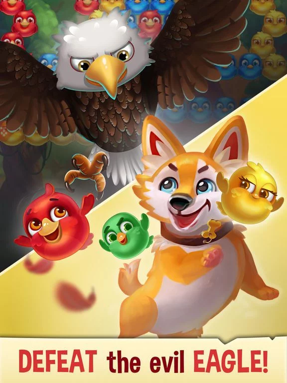 Изображение игры: Bubble Birds V - Shooter
