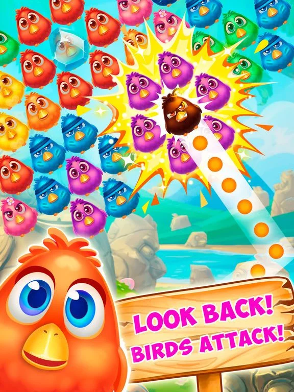 Изображение игры: Bubble Birds 4: Match 3 Puzzle Shooter Game