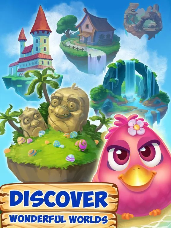 Изображение игры: Bubble Birds 4: Match 3 Puzzle Shooter Game
