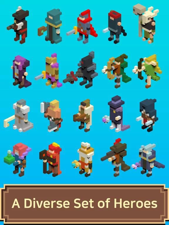Изображение игры: Pixel Champion: King of Heroes