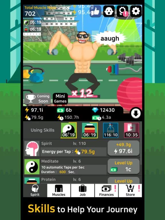 Изображение игры: Muscle King!