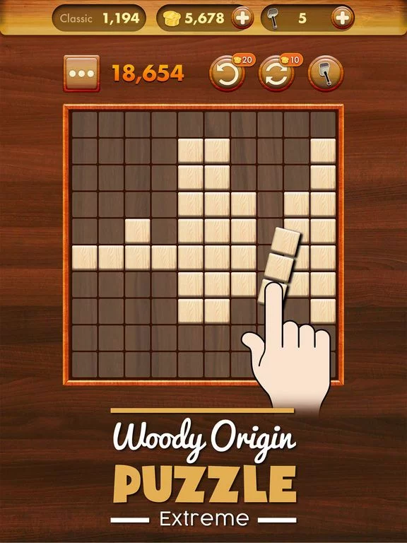 Изображение игры: Block Puzzle Woody Extreme