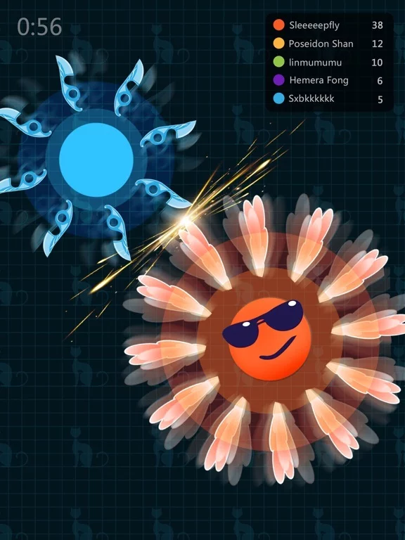 Изображение игры: Knife.io!