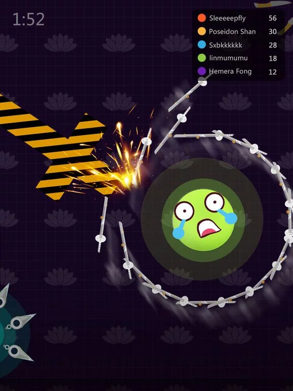 Изображение игры: Knife.io!