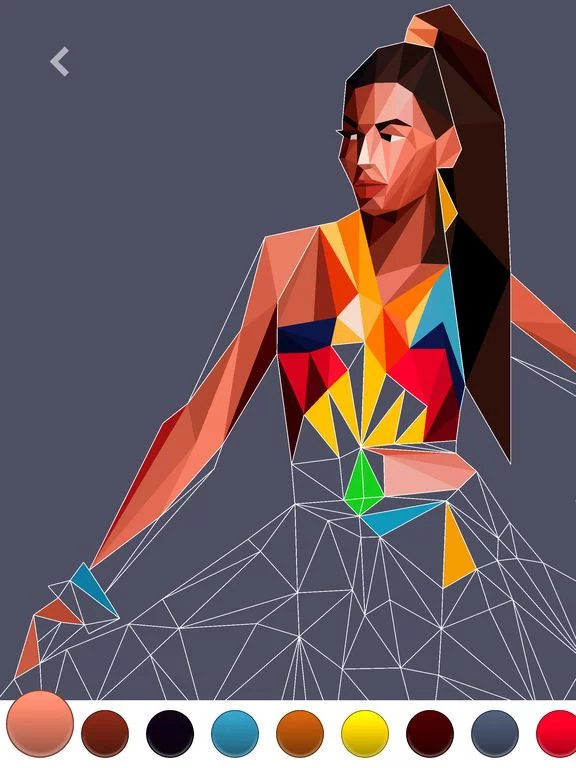 Изображение игры: PolyGO - LowPoly Coloring Book