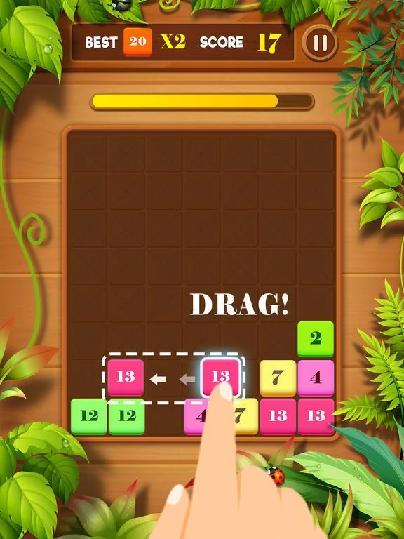 Изображение игры: Drag n Merge