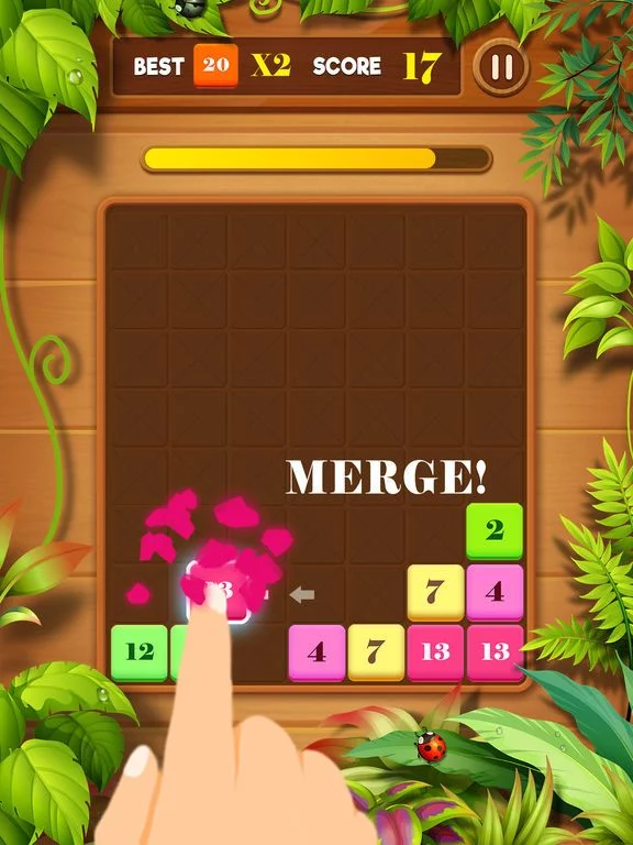 Изображение игры: Drag n Merge