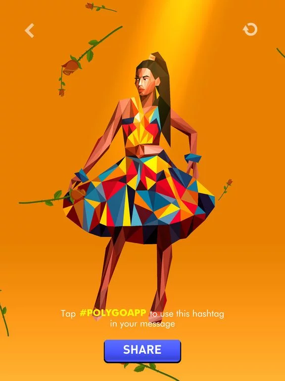 Изображение игры: PolyGO - LowPoly Coloring Book
